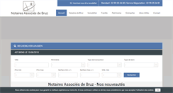 Desktop Screenshot of notaires-immobilier-bruz.fr