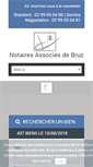 Mobile Screenshot of notaires-immobilier-bruz.fr