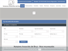 Tablet Screenshot of notaires-immobilier-bruz.fr